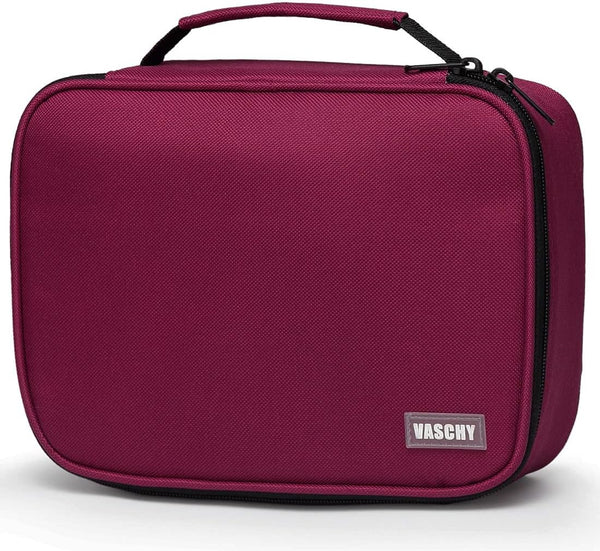 VASCHY Large Pencil Case, Art Color Pencils Pouch with Detachable Layers for School Office Stationary Organization