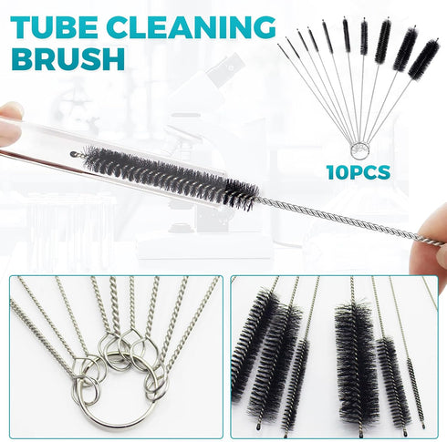 juntianze 12 Pack Set, Tube,17-inch Brush,8.2-inch Brushes,35-inch Glass Tube Pipe Cleaner Brush for Cleaning Long Neck