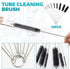 juntianze 12 Pack Set, Tube,17-inch Brush,8.2-inch Brushes,35-inch Glass Tube Pipe Cleaner Brush for Cleaning Long Neck