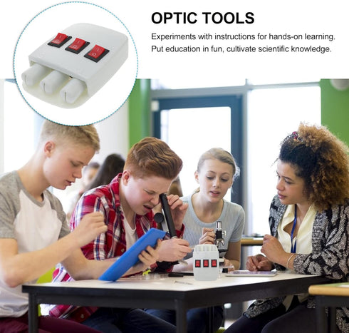 Mipcase Laboratory Physical Three-Way Semiconductor Optics Experiment Equipment, Three Light Source Apparatus for