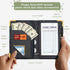 UntilPlan Server Book, Waitress Book with Zipper Pocketsm, Money Server Books, Cash Check Bill Receipt Holder Presenter
