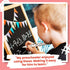 Chalkola White Chalk Markers, 6 Pack Dry Erase Liquid Pens for Chalkboard, Window, Bistro, Signs, 6mm Tip + 50 Labels