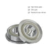 MF84ZZ 5PCS Flange Ball Bearing, 4×8×3mm, Double Metal Shielded for Industrial Machine