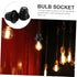 E27 Holibanna Socket Replacement DIY Retrofitting Kit Light Socket Outlet for Pendant Lights Wall Sconces Ceiling