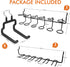 Utility Heavy Duty Pegboard Hooks - 10 Pack Accessories for Hanging Tools, Fit 1/4" Peg Holes, Large Tool Holders for