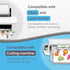56 Premium Printable Vinyl Sticker Paper for Inkjet & Laser Printer - Sheets - Glossy White - Self-Adhesive Waterproof