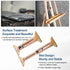 2Pcs 5-Gear uxcell Adjustable Lifting Bracket, Adjustable Angle Hinge Lift Rod Mechanism for Sofa Bed Massage Table