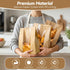 100 120 Tripho Pcs Bread Bags for Homemade Bread with Clear Window & Stickers, Sourdough Bread Bags for Storage