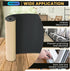 Sponge Neoprene with Adhesive Foam Rubber Sheet - 1/8" Thick, 12" Wide X 48" Long for DIY Gasket Sealing