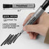 Dabo&Shobo 72 Pack Permanent Markers, Chisel Point, Quick Drying Ink, Black Permanent Markers for Doodling, Marking