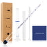 0-200 Proof & Tralle Alcohol Hydrometer with Glass Test Jar Kit for Liquor & Distilling