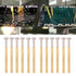 100pcs Pogo Pin Flat Head, PCB Testing Spring Test Probe Brass Material 2.36mm Tube Diameter for PCB Testing
