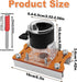 Wshxjzyay Trimmer 2-in-1 trimmer 65mm Trimming Router Base, Furniture Wood Router Base, woodworking slotting auxiliary