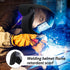 Exclaith 2 Set Pcs Welding Helmet Cover and Helmet Bib Helmets Extended Cover with Press Fit Seal Full Protection