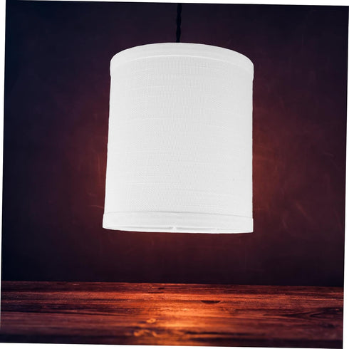 Artibetter Fabric Drum Lampshade Table Light Shade for Bedroom Floor Lamp Lightweight and Easy to Install Soft Textured