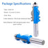 2PCS Architectural Molding Router Bit Set with 1/2" Shank for Woodworking