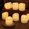 SR ESSENTIALS 12Pcs Flickering Flameless Tea Lights Candles Battery Operated, Fake Electric LED Tea