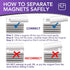DIYMAG Powerful Neodymium Square Magnets, Strong Permanent Rare Earth Magnets for Fridge, DIY, Building, Science,