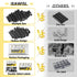 274Pcs Roll Pin Set, Slotted Metric Roll Pins in 65Mn Steel for Home Improvement & Automotive Repair