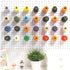 HUHOLE Pegboard Hooks 2 Inch, 100PC, Fit 1/4" or 1/8" Pegboard, Ideal Utility Hooks for Garage Organization