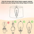 13" 13" 10" Antrader Lamp Shade Beige Rattan Lampshades for Table & Floor Lamp, Top x Bottom x High Lampshade