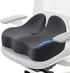 CushZone Memory Foam Seat Cushion for Office Chair, Ergonomic Coccyx Cushion for