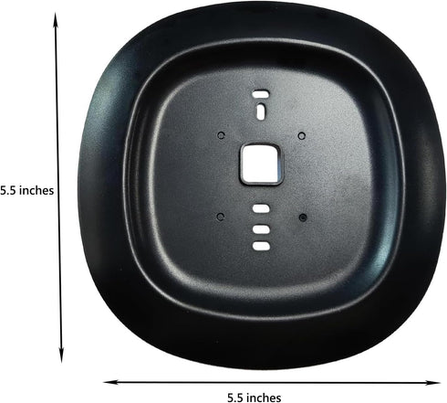 Thermostat Black Decorative Wall Trim Plate, Fits Ecobee3, Ecobee3 Lite, Ecobee4