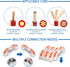50 Pcs Lever Wire Connector Compact Wire Connectors Single Wire Connectors Assortment Splicing Connectors for 28 - 12 AWG(Clear, Orange)