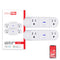 UltraPro Smart Plug WiFi Outlet, Dual Smart Outlet, App Controlled, Works with Alexa, Echo & Google Home, 2 Pack, 51403