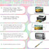 60 Yexiya Pcs Sublimation Pen Blank Kit Heat Transfer Ballpoint Pen with Shrink Wrap Pouch Bag Holographic Thank You