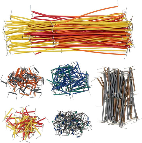 Jumper Wire Kit with Preformed Breadboard Jumper Wires, 14 Lengths Assorted + Male to Male Wires + Tweezer