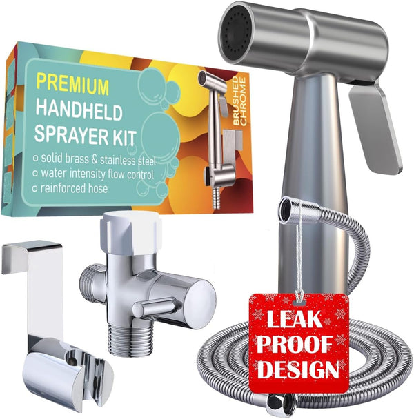 Premium Bidet Sprayer - Handheld Bide Jet Spray for Toilet | Adjustable