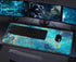Large Gaming Mouse Pad with Stitched Edges - (31.5X15.7In) Durable Non-Slip Natural Rubber Base, Waterproof Computer