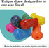 The Pencil Grip Metallic, Universal Ergonomic Training Gripper, 12 Count Assorted Colors