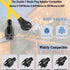 Plug,AC110V Switch,AC110V/120V/250V/20A Outlet,164FT Outdoor Wireless Remote Control Outlet Waterproof Remote Control