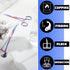 Tweezer(Colorful,2 BBTO Hemostat Curved and Straight Hemostat Forceps Piercing Pliers Forceps, Stainless Steel Straight