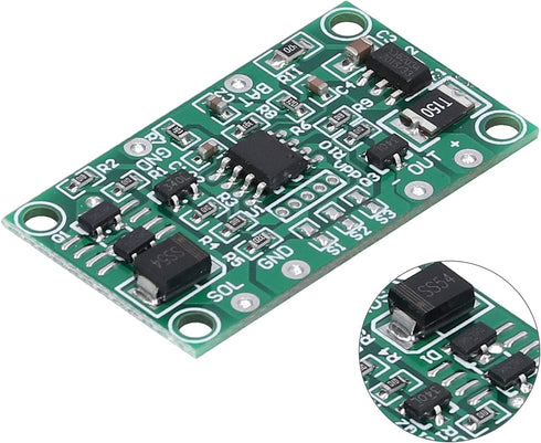01 02 015 3.2V Solar Lamp Controller, MultiFunction Solar Circuit Board Control Board for Landscape Lights for Solar