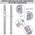 2 Pieces 6 Inch Pocket Ruler, Flexible Stainless Steel Ruler with Detachable Clips for Precision Measurement