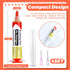 Treela 4 Set 8341 No Clean Solder Flux Paste 10cc Tacky Soldering Flux 40ml Pneumatic Dispenser with Plunger and Dispensing Tip for Electronics Soldering PCB IC Cellphone CPU LED Bga Repairing