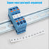 20 Pieces 13 Inch Aluminum DIN Rails Slotted for Mounting Hardware Components, 35mm Wide