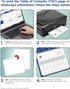 Avery 12 Tab Dividers for 3 Ring Binders, Customizable Table of Contents, 1 Set, Classic White Tabs (11140)