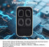 Oraneyun Programmable 4-Button 280MHZ-868MHZ Universal Garage Door Remote Universal Gate Remote Control Cloning