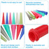 PATIKIL 20G Blunt Tip Tapered Dispensing Needle, 50 Pcs Plastic Blunt End Liquid Dispenser Fill Needle, Pink