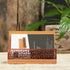 Japanese Garden Style Wood Office Business Card Holder for Desk Organizers and Accessories