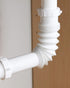 Plumb Pak PP812-5 White Flex 'N Fix Extension Tube, 1-1/4" x 9", 9" Inlet