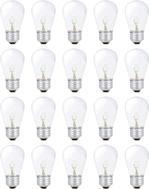 Simba Lighting String Light Outdoor S14 Replacement Bulb 11W E26 Medium Screw