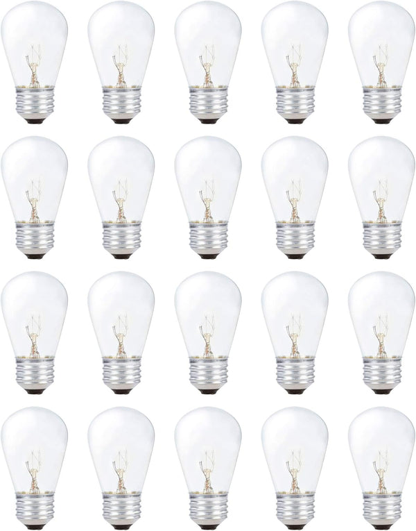 Simba Lighting String Light Outdoor S14 Replacement Bulb 11W E26 Medium Screw