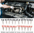 Clip Stainless Steel Battery Clamp, Strong Spring Jumper Cables for Truck Car Battery Electric Test