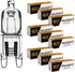 12Vmonster 10 Pack Q20/G9/CL/120V G9 20 120 T4 Bulb Crystal Clear Lense JCD Watt Volt JD Type Halogen House Hold Light