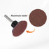 22pcs Set 2" 1/4" 240 HARFINGTON Quick Change Discs Roll Lock Sanding Discs with Shank Pad Holder Grit Surface
